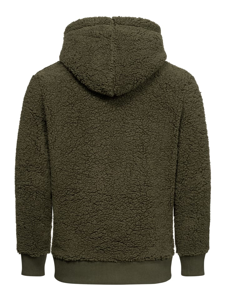Amaci&Sons Windbreaker mit Teddyfell RUXTON in Khaki günstig kaufen