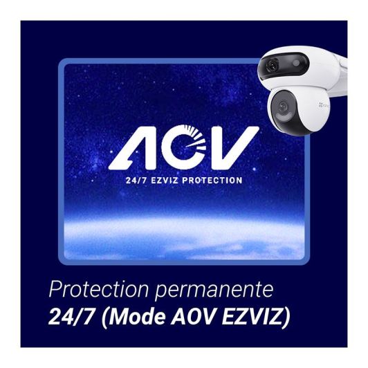 Pachet cameră de securitate EZVIZ HB90 cu panou solar de 8W, card microSD de 64 GB