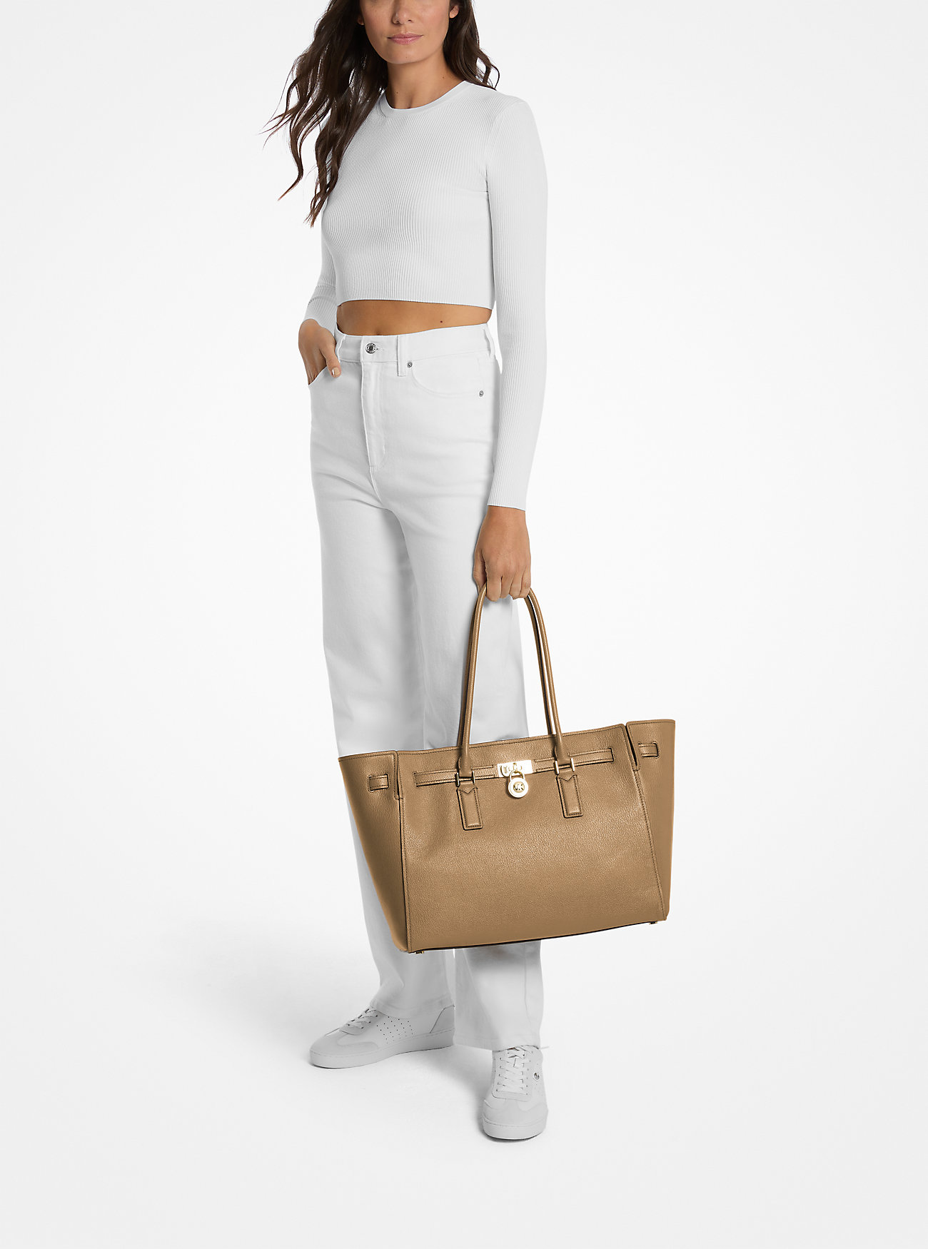 Hamilton Moderne Large Leather Tote Bag - HUSK