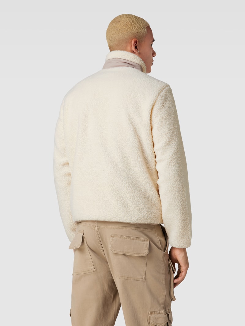 Jacke aus Teddyfell Modell 'JORVESTERBRO' in beige