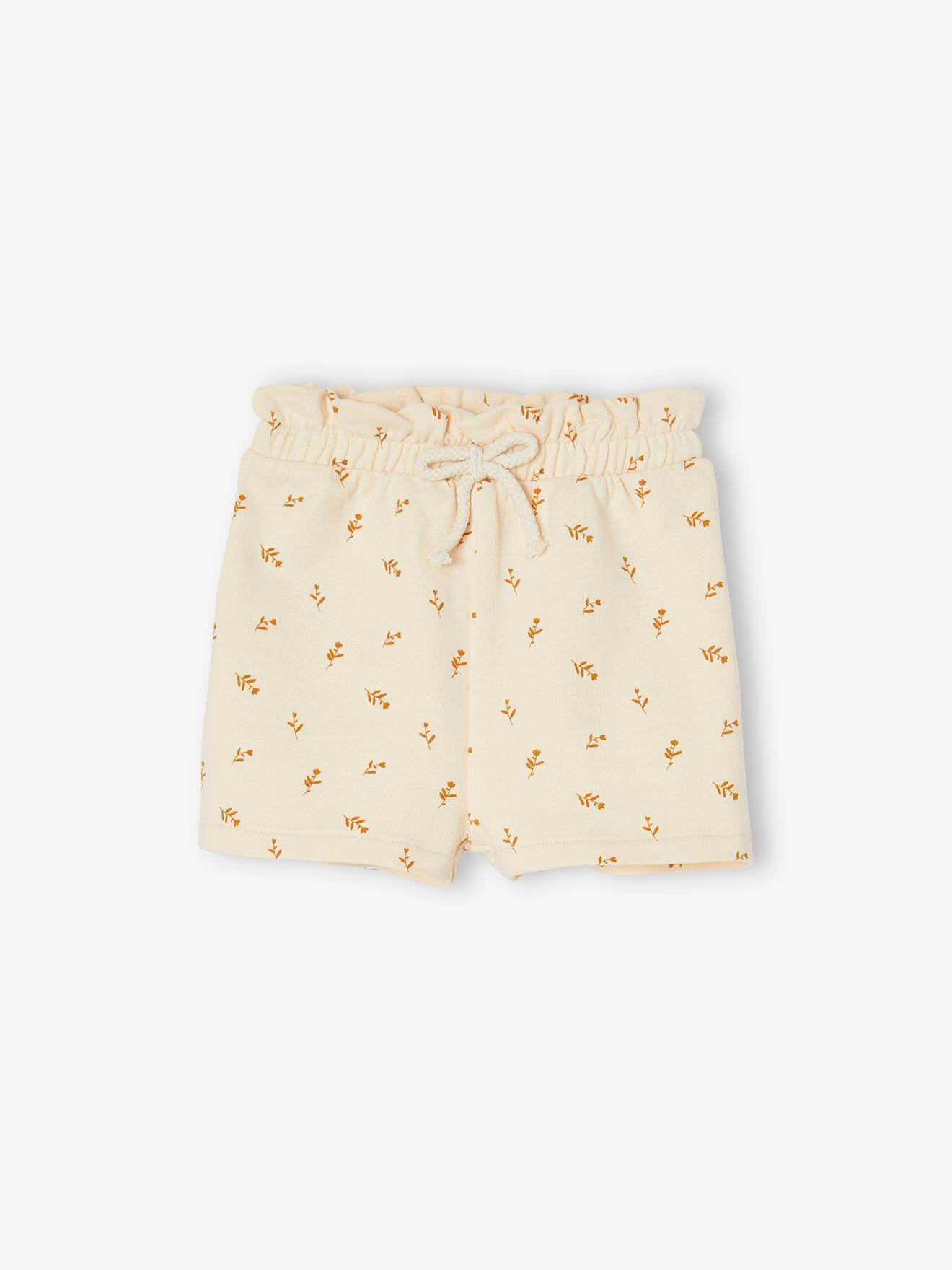 Short bébé en molleton rose pâle