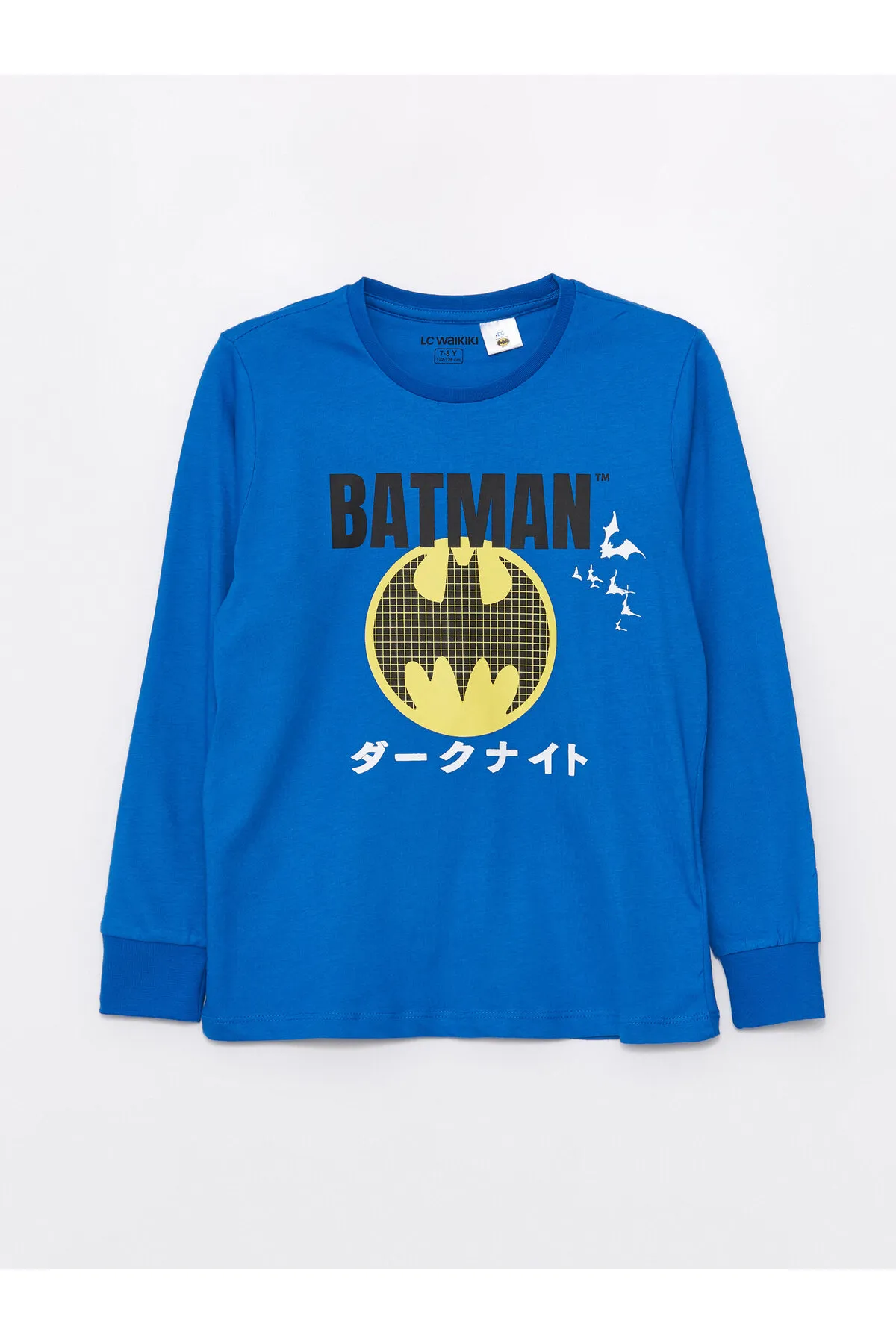 LC Waikiki  Jungen-Pyjama-Set mit Rundhalsausschnitt und Batman-Aufdruck, langärmlig