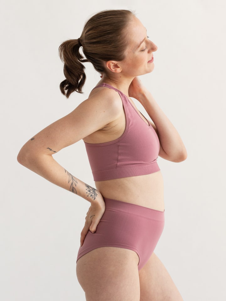 Erlich Textil  Slip ELIN in mauve günstig kaufen