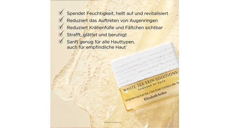 Elizabeth Arden White Tea Skin Solutions Brightening Eye Gel 15 ml
