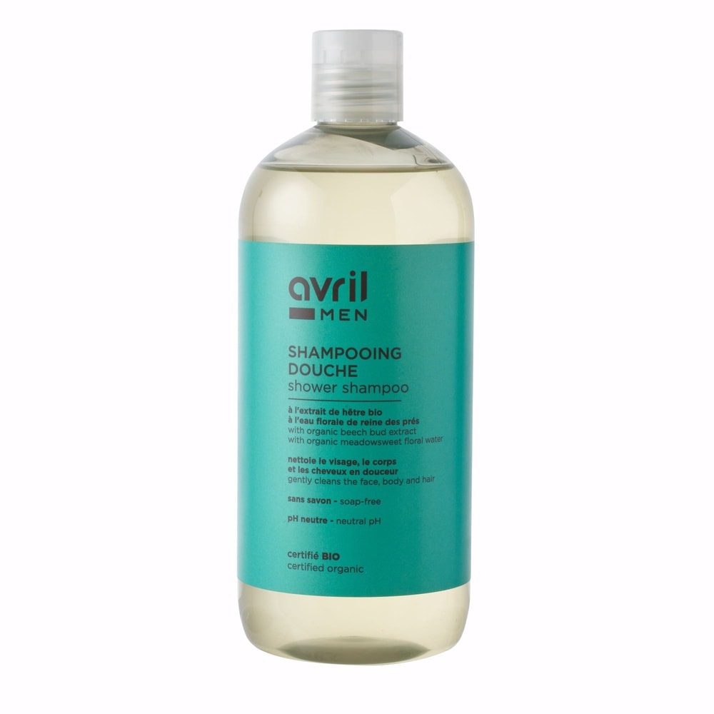 Avril Shampooing douche Homme  500 ml - Certifié bio Shampooing