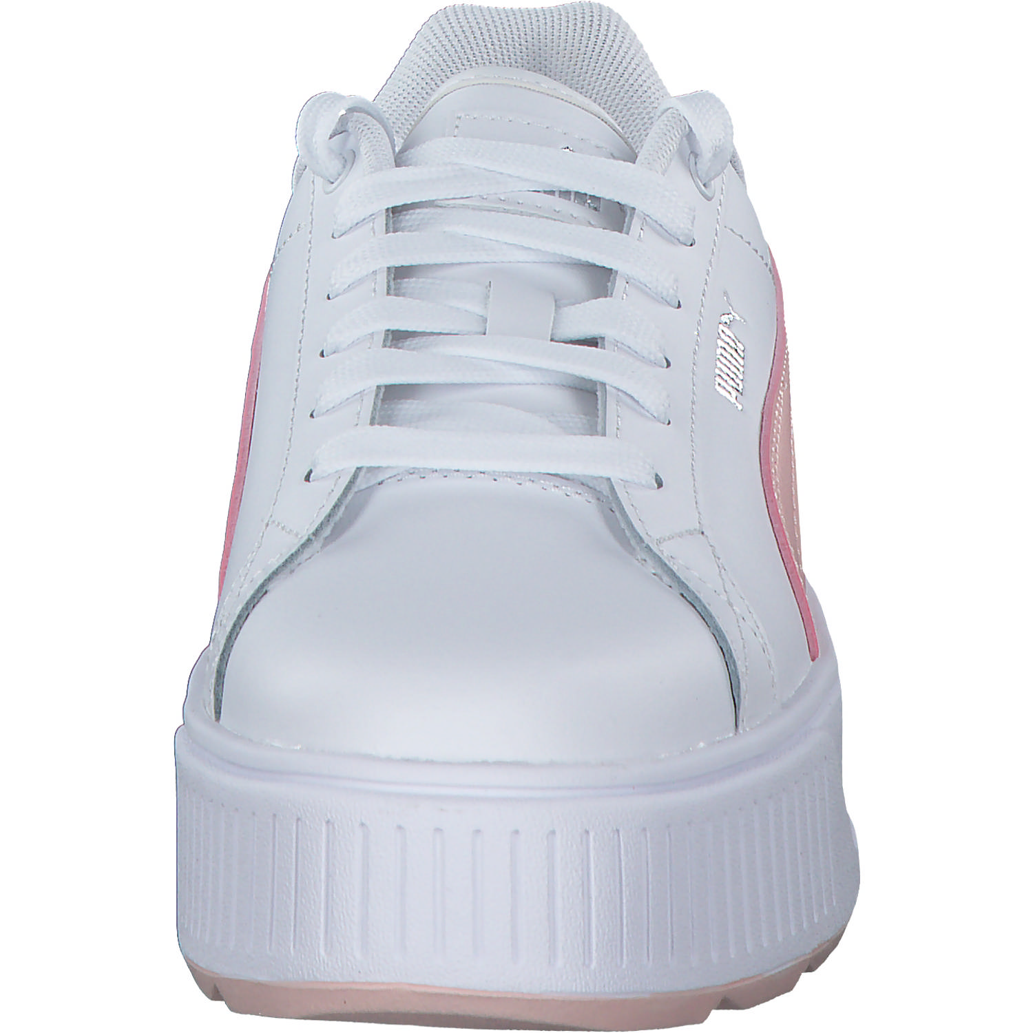 Puma Karmen L 384615, Schnürschuhe, Damen, white/rose/dust/silver