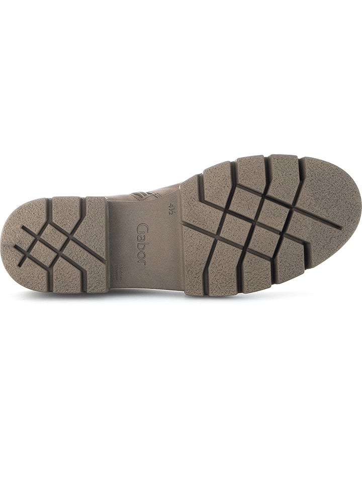 Gabor Leder-Stiefeletten in Beige günstig kaufen