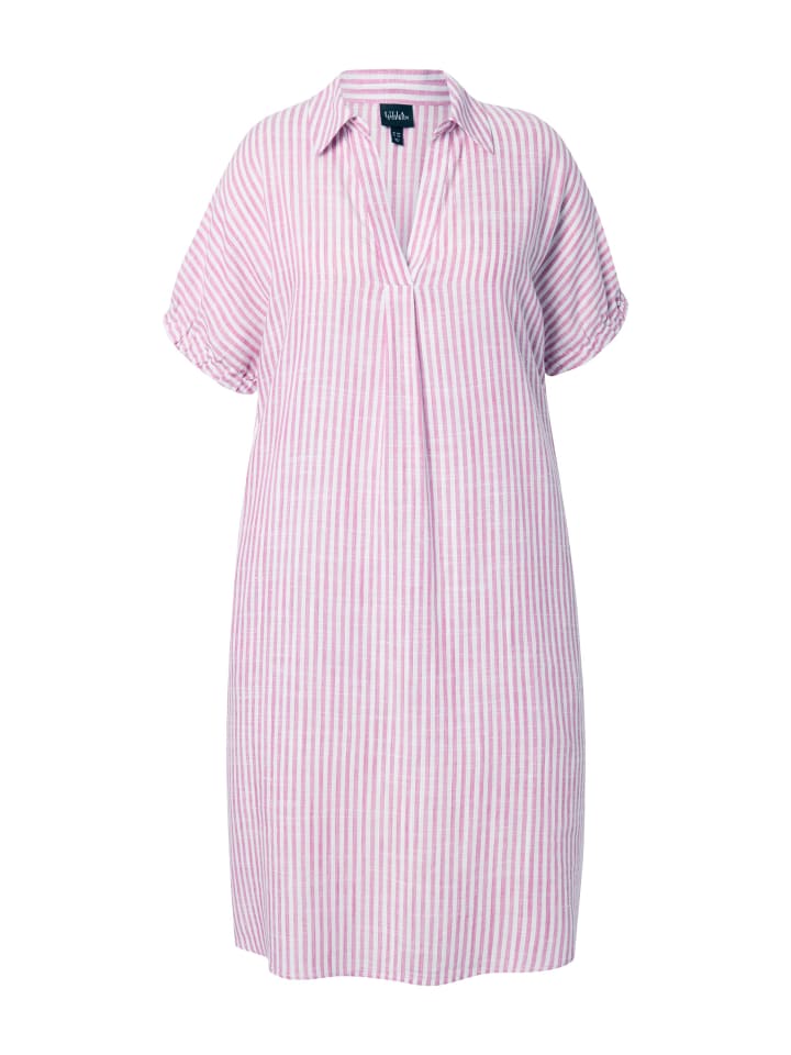 Ulla Popken Kleid in kühles pink günstig kaufen 54-56