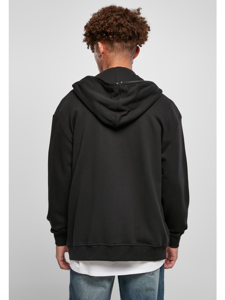 Urban Classics Urban Classics Zip-Kapuzenpullover in black günstig kaufen