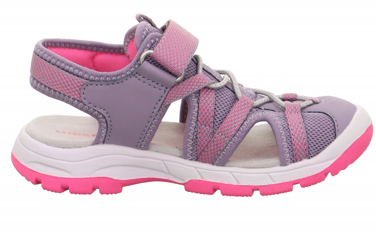 TORNADO LIGHT - Lila/PinkSandale mit Klettverschluss