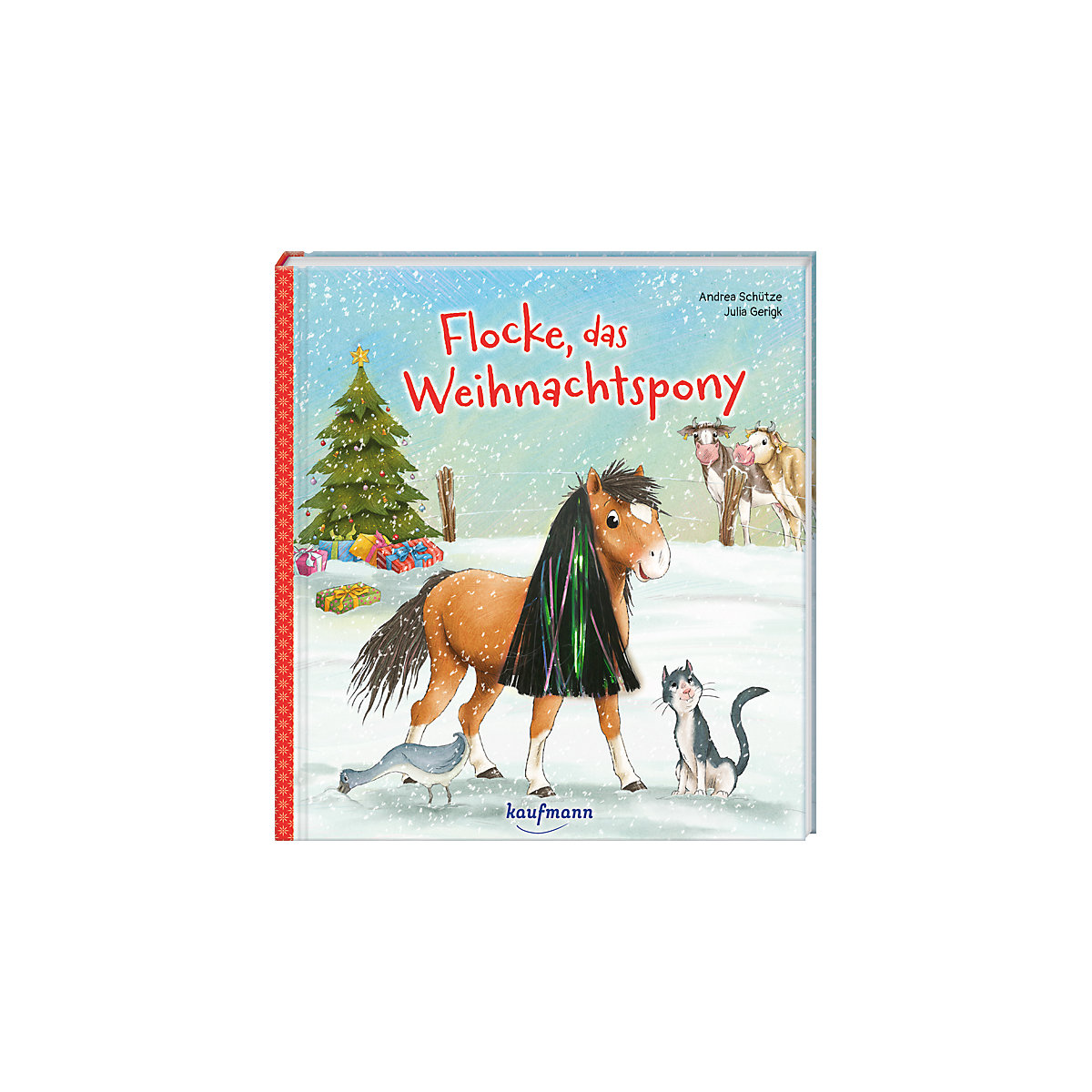 Flocke, das Weihnachtspony