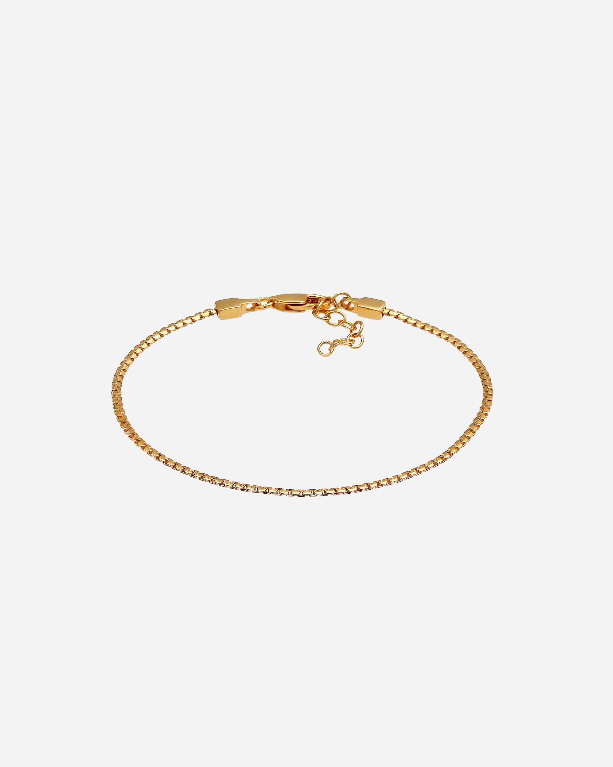 Cadena ovalada Elli para mujer, base plana moderna en plata de ley 925.