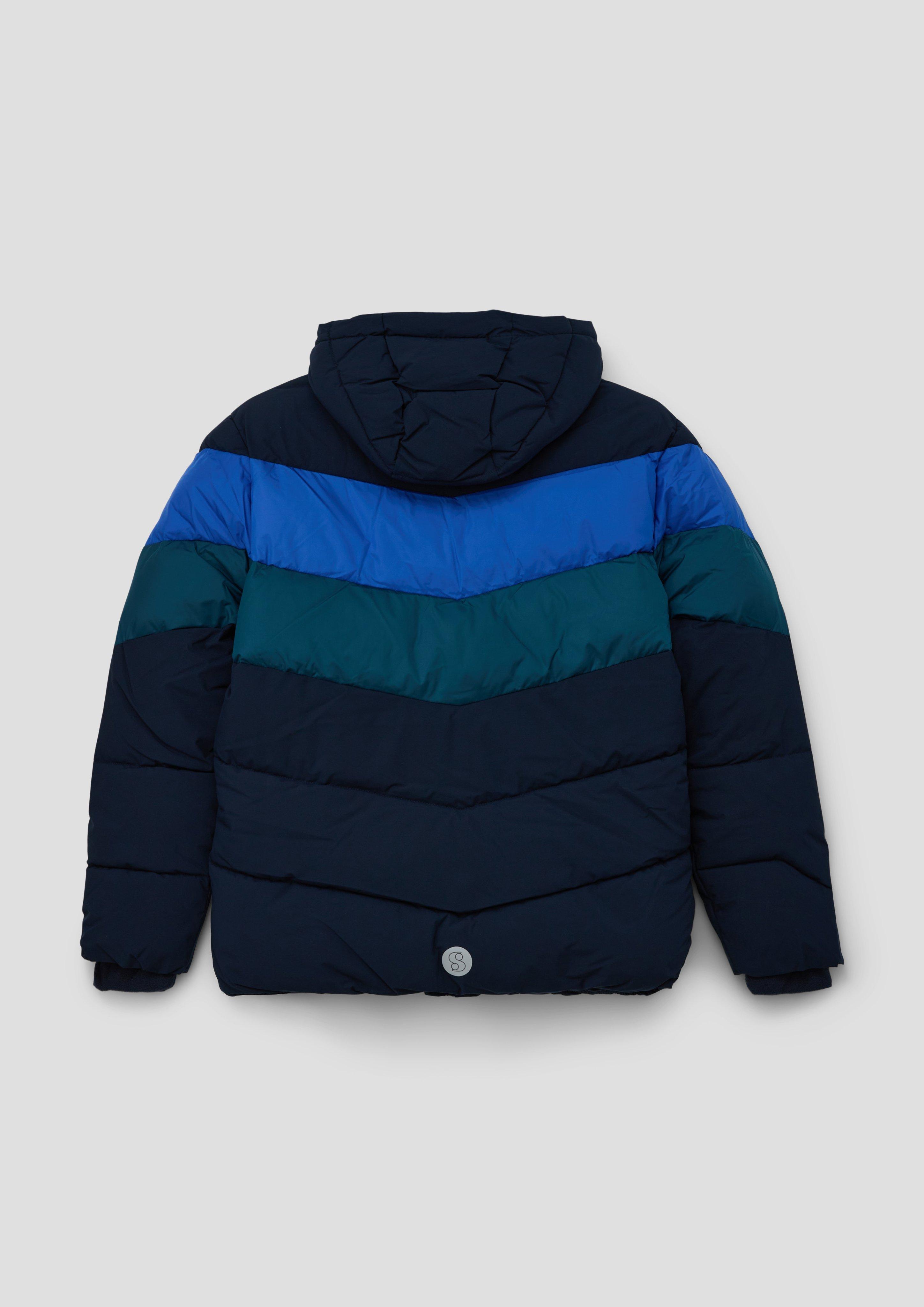 Steppjacke in Colour-Blocking-Optik  2132200-5952