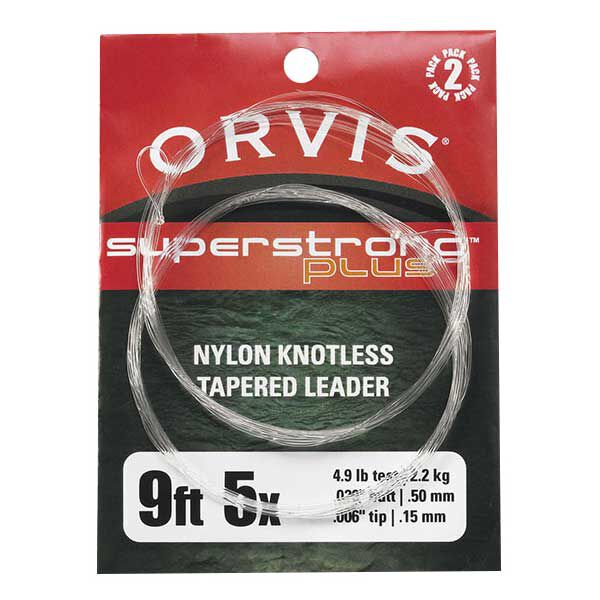 Orvis solmuton supervahva peruke ja 2,70 m peruke, 2 kpl pakkaus