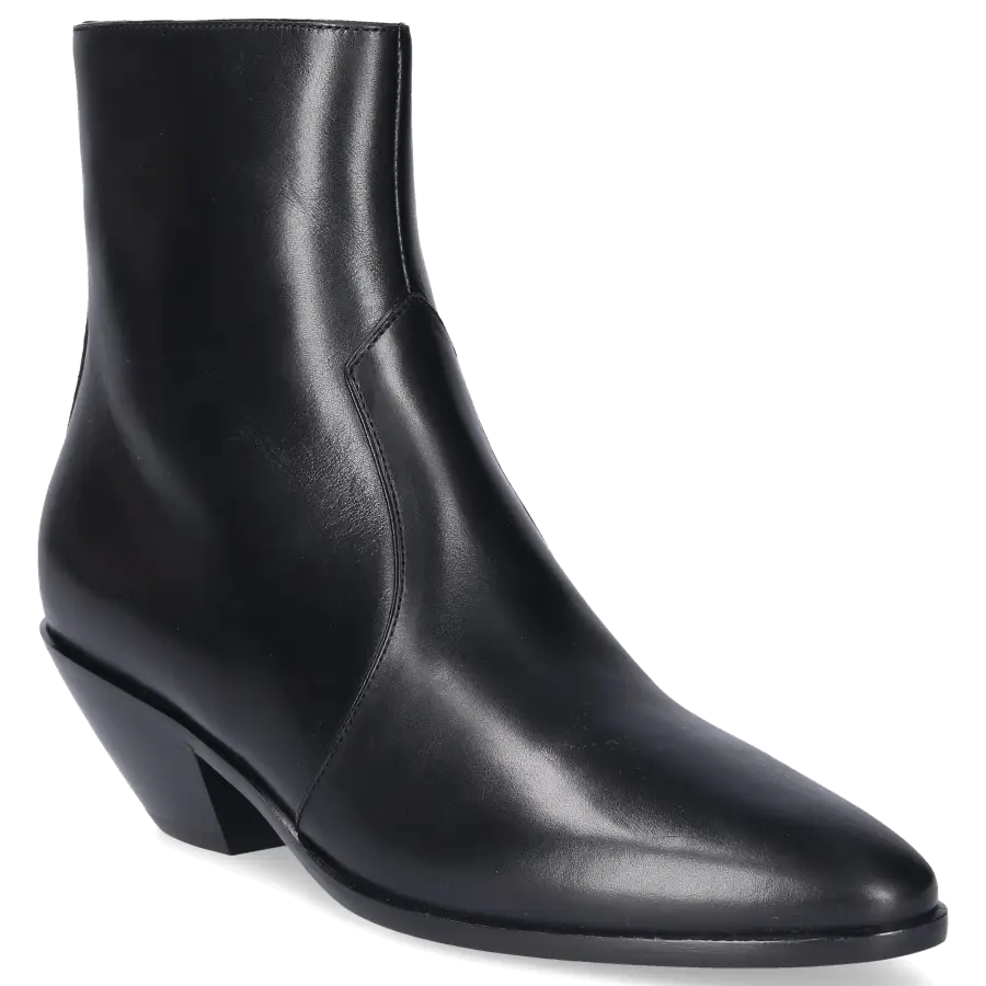 Saint Laurent - Klassische Stiefeletten WEST 45 Kalbsleder - schwarz