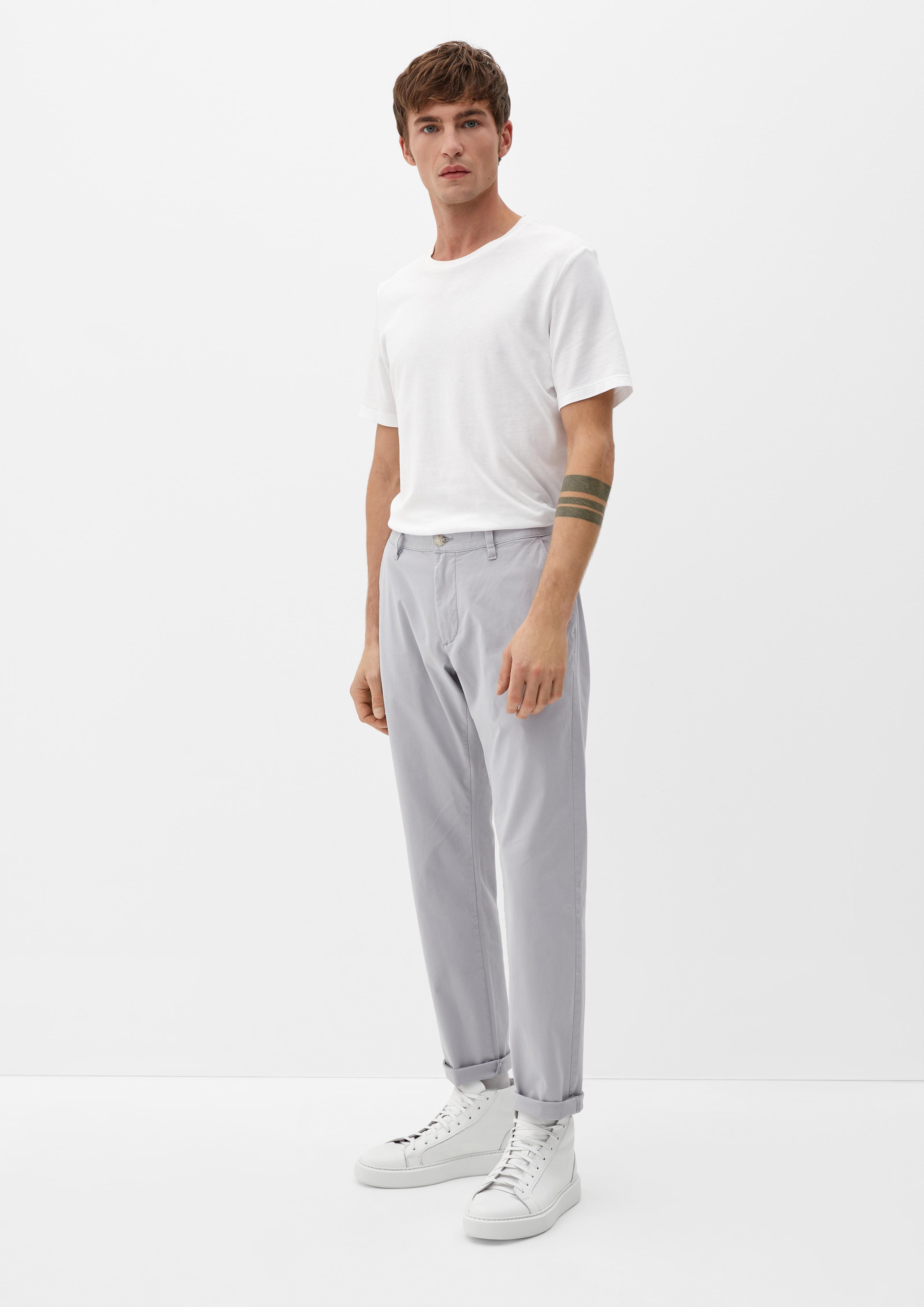 Slim: Chino mit Medium Rise-Bund  2126072-9125