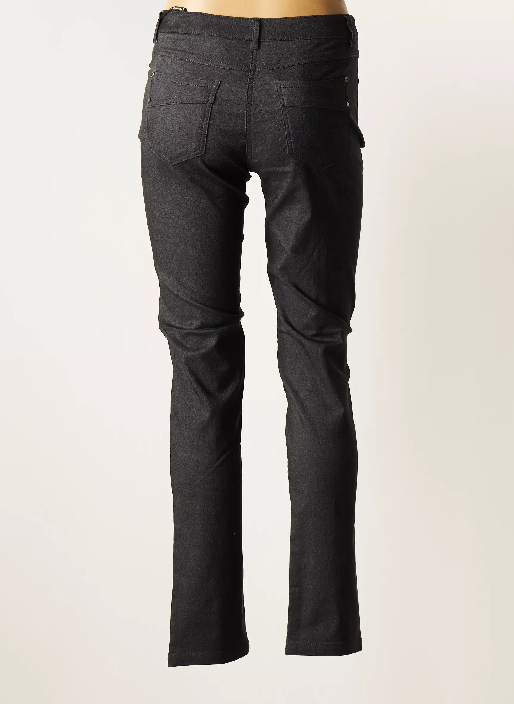 Brandtex Pantalons Slim Femme couleur gris