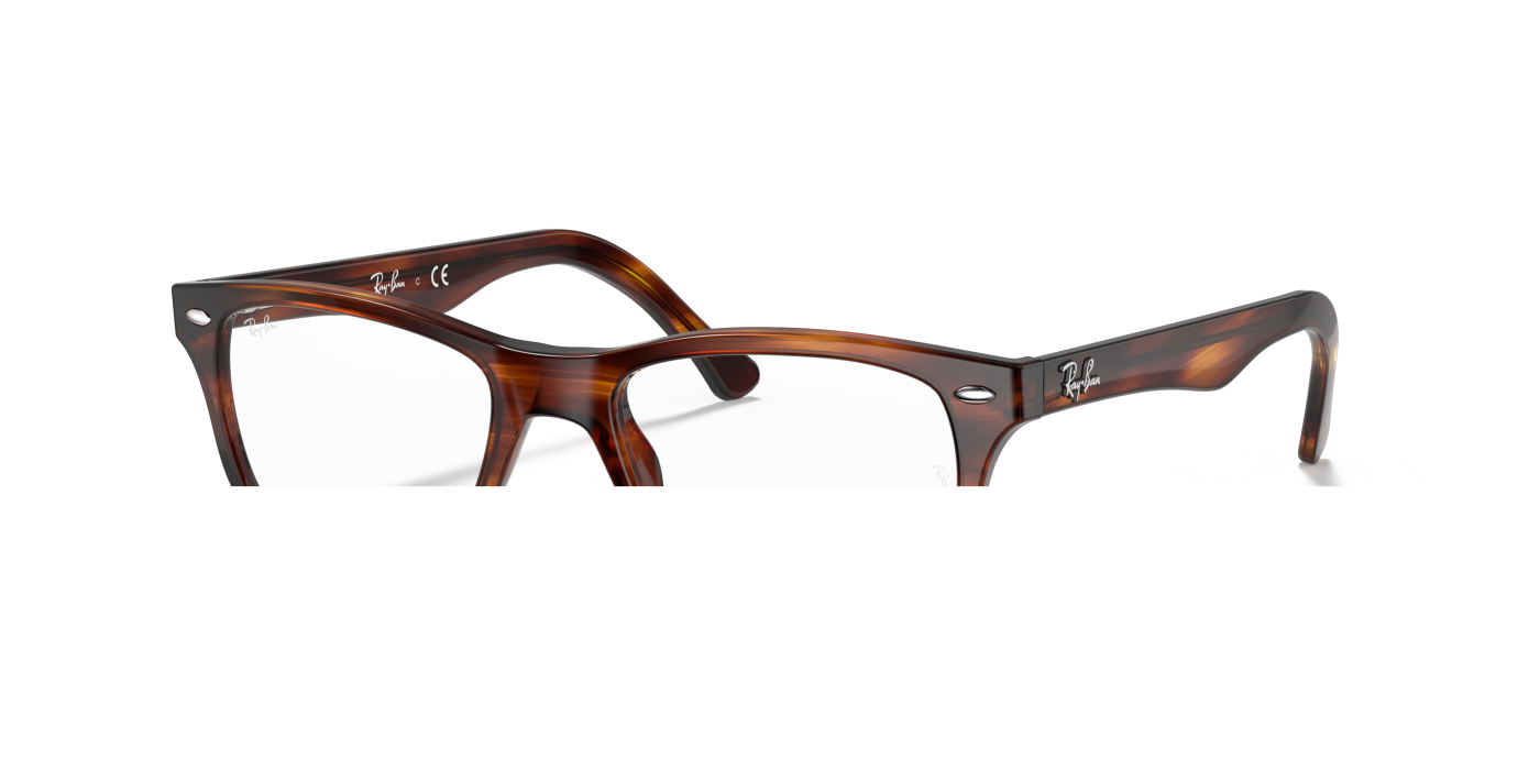 RB5228 OPTICS - Havana cu dungi strălucitoare