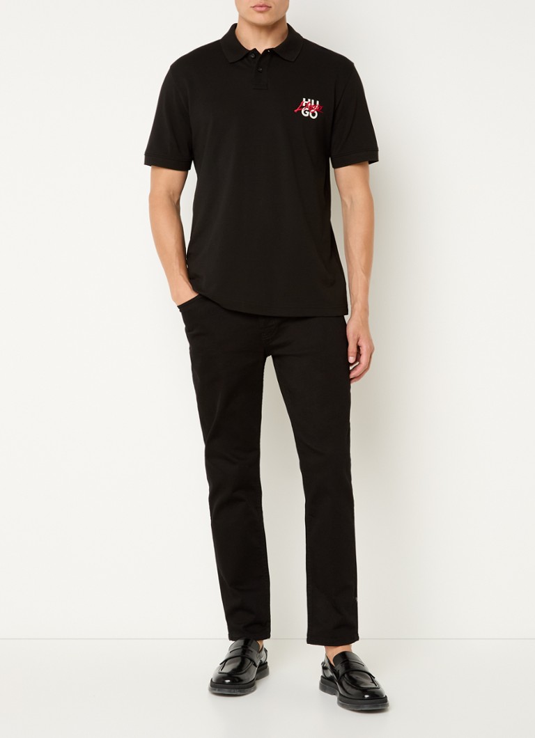 Polo HUGO BOSS Dalog regular fit em algodão piqué com logotipo