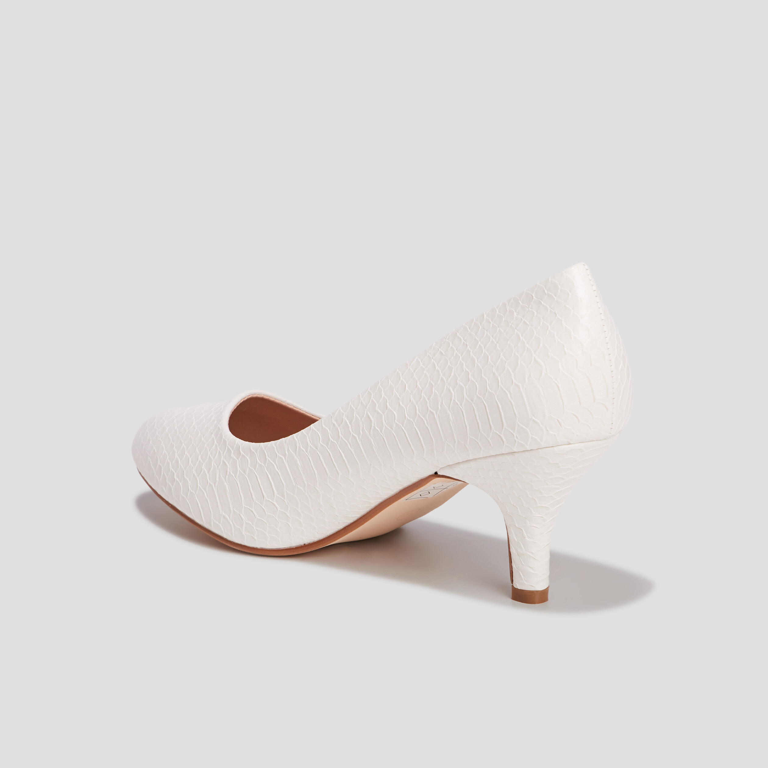 Escarpins irisés blanc femme | La Halle