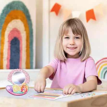 Mosaik Meerjungfrau - Bastelset für Kinder ab 7 Jahren