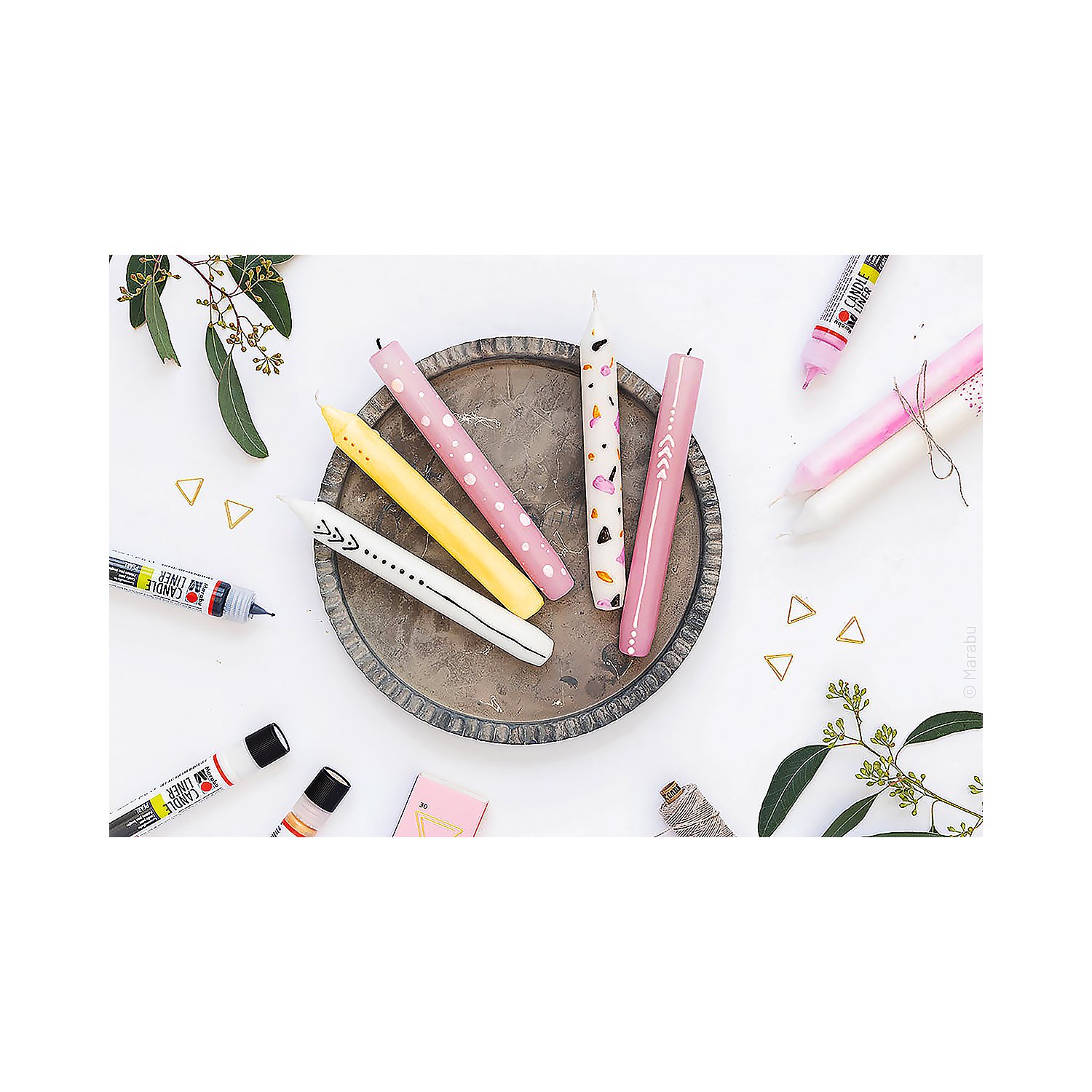 Marabu Candle-Liner, schwarz, 25 ml