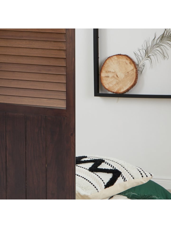 Homestyle4u 3-tlg. Paravent in Braun 120x170 günstig kaufen onesize