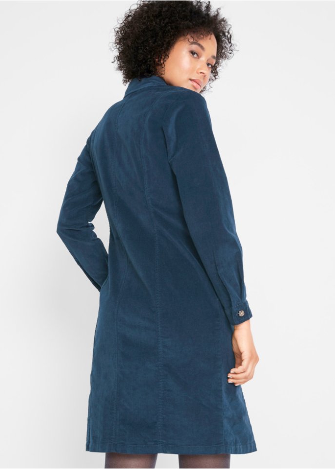Cord-Stretch-Kleid
