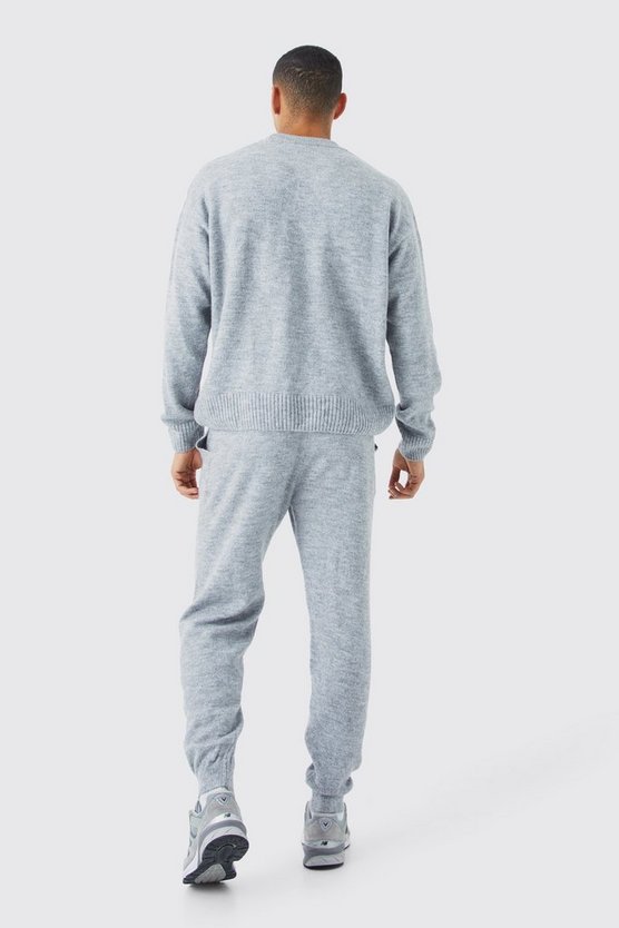 Kastiger gerippter Homme Pullover