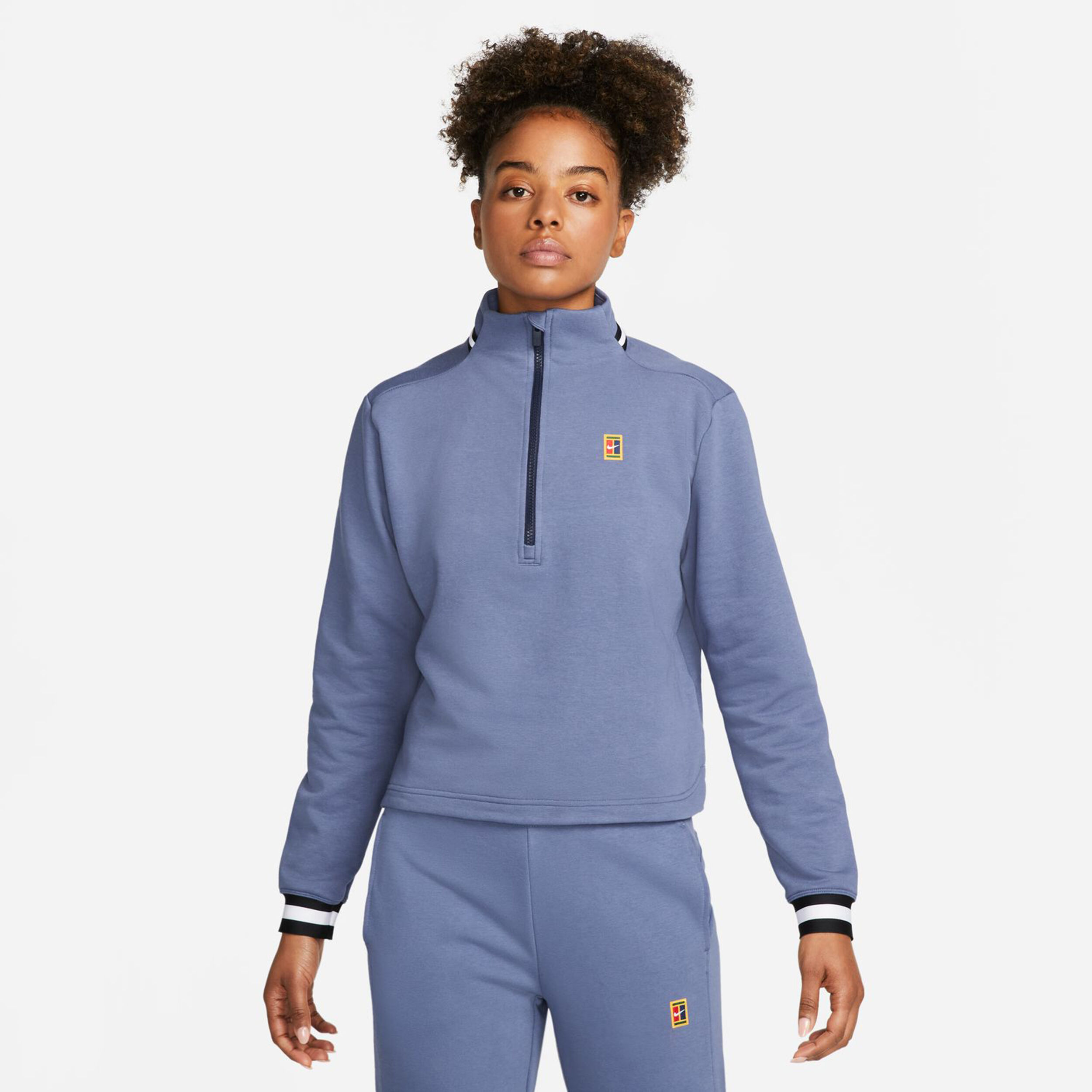 Dri-Fit Court Heritage T-Shirt Damen - Blaugrau