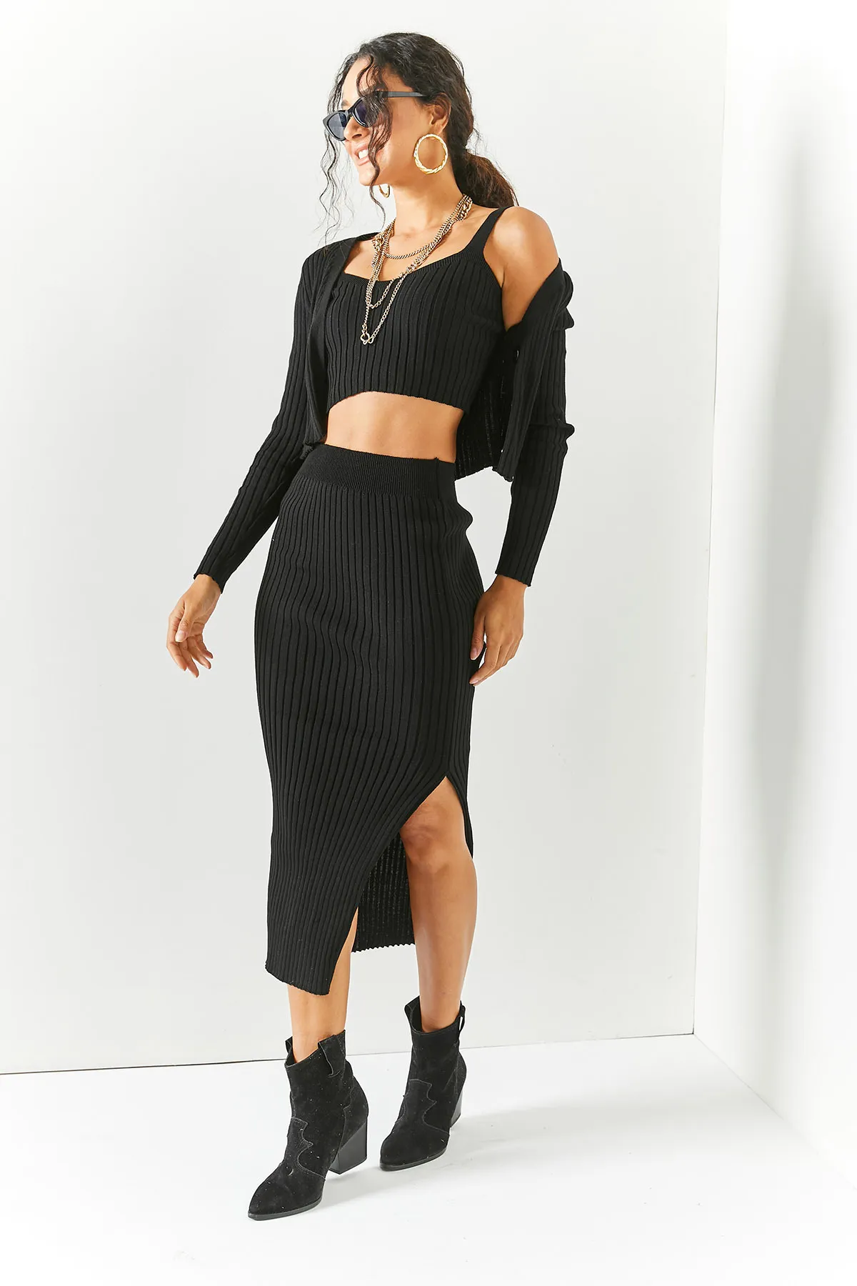 Olalook  Zweiteiler - Schwarz - Regular Fit