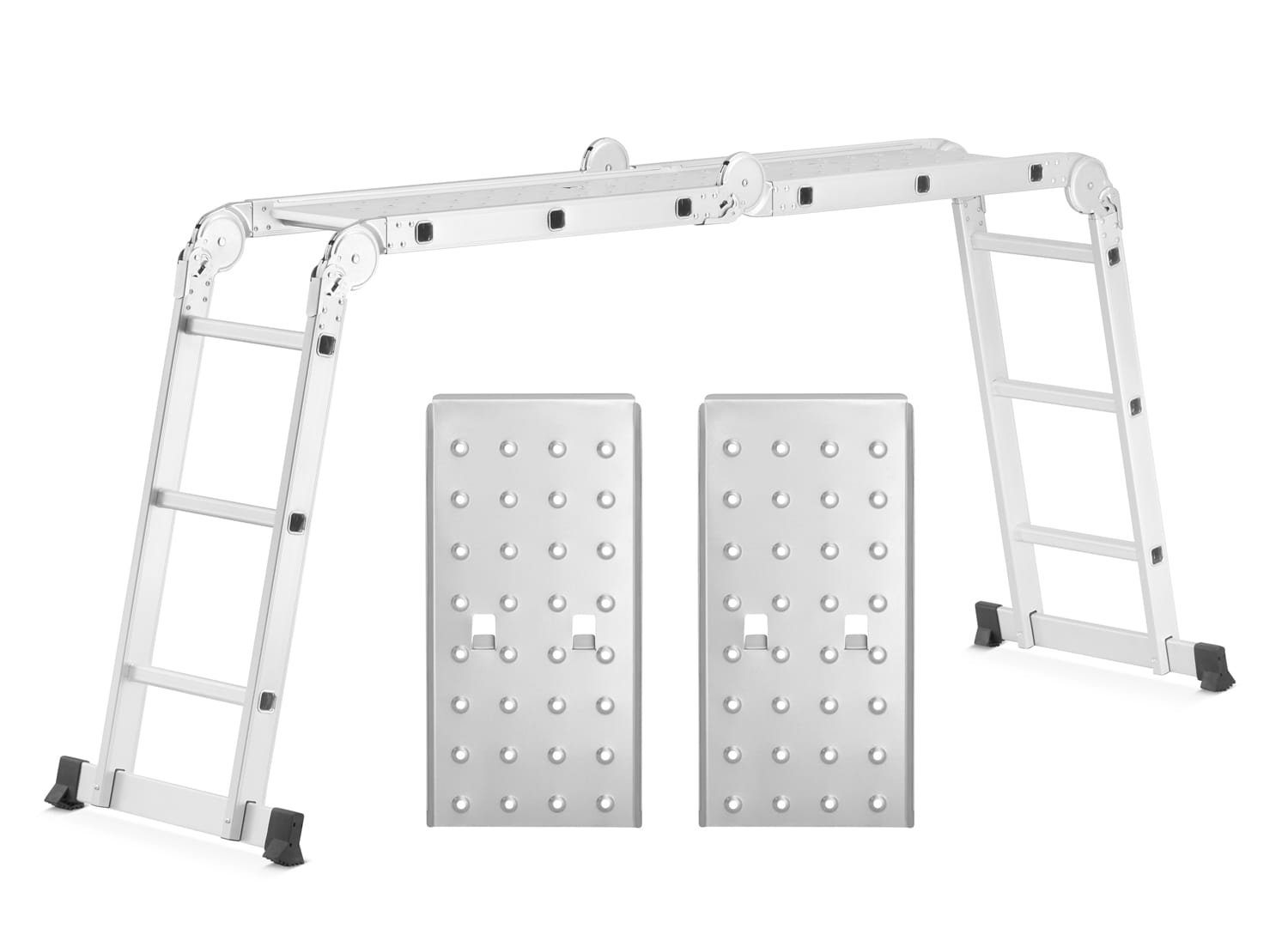 Venta-gr. Gelenkleiter Mehrzweckleiter 4x3mit Gerüstplatte, Gelenkleiter, Haushaltsleiter…