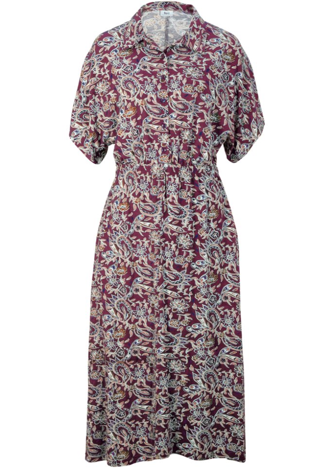 Jerseykleid in Midilänge