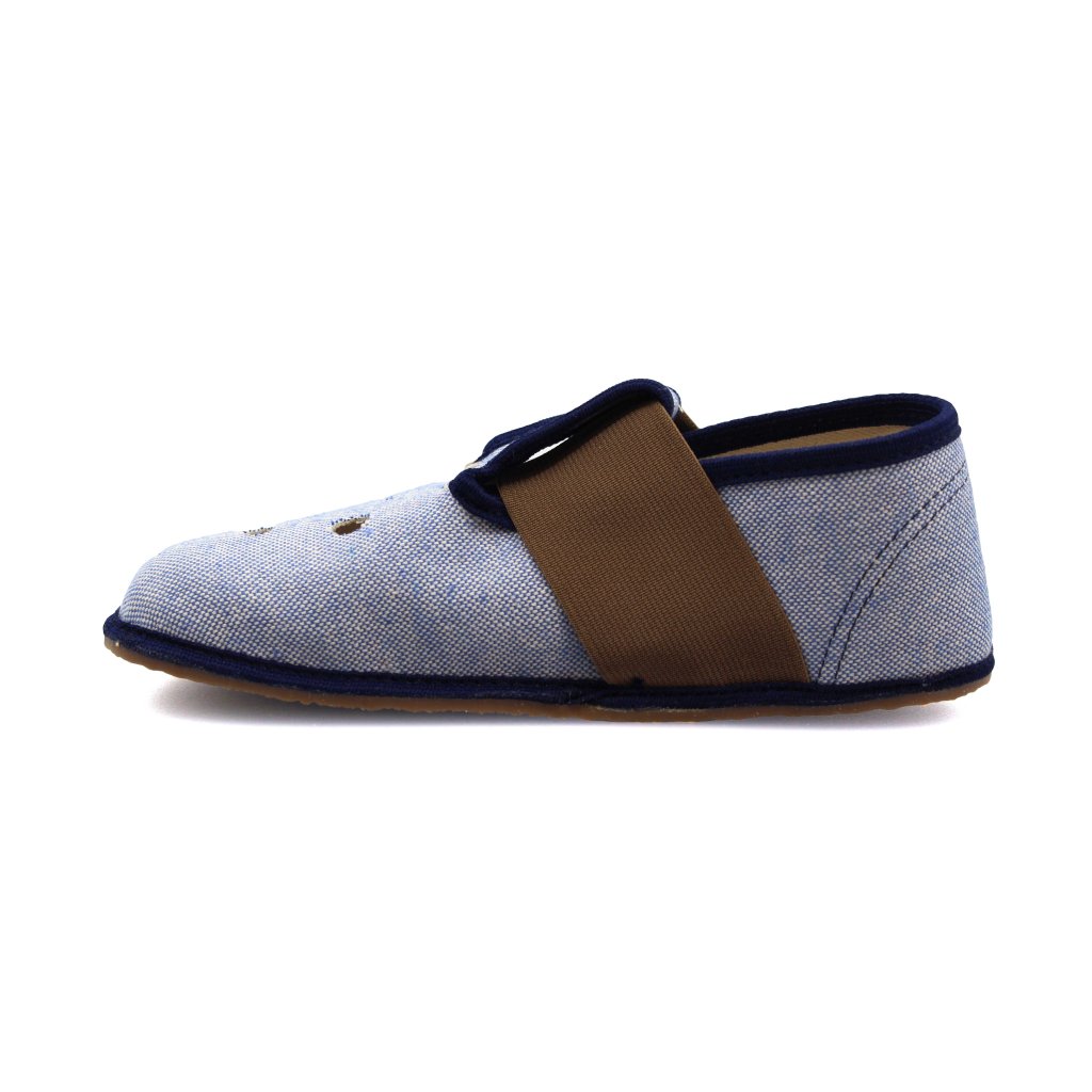 Pegres BF03 Blau Barfußhauschuhe