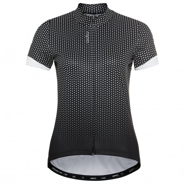 Odlo - Women's T-Shirt S/U Collar S/S FZ Essential Print - Radtrikot