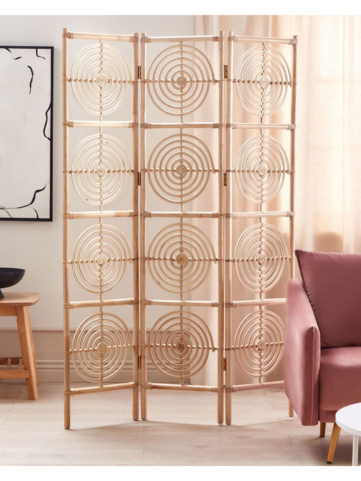 Beliani Paravent ALTAMURA in /Beige - (W) 117 x (H) 180 x (L) 2 cm günstig kaufen onesize