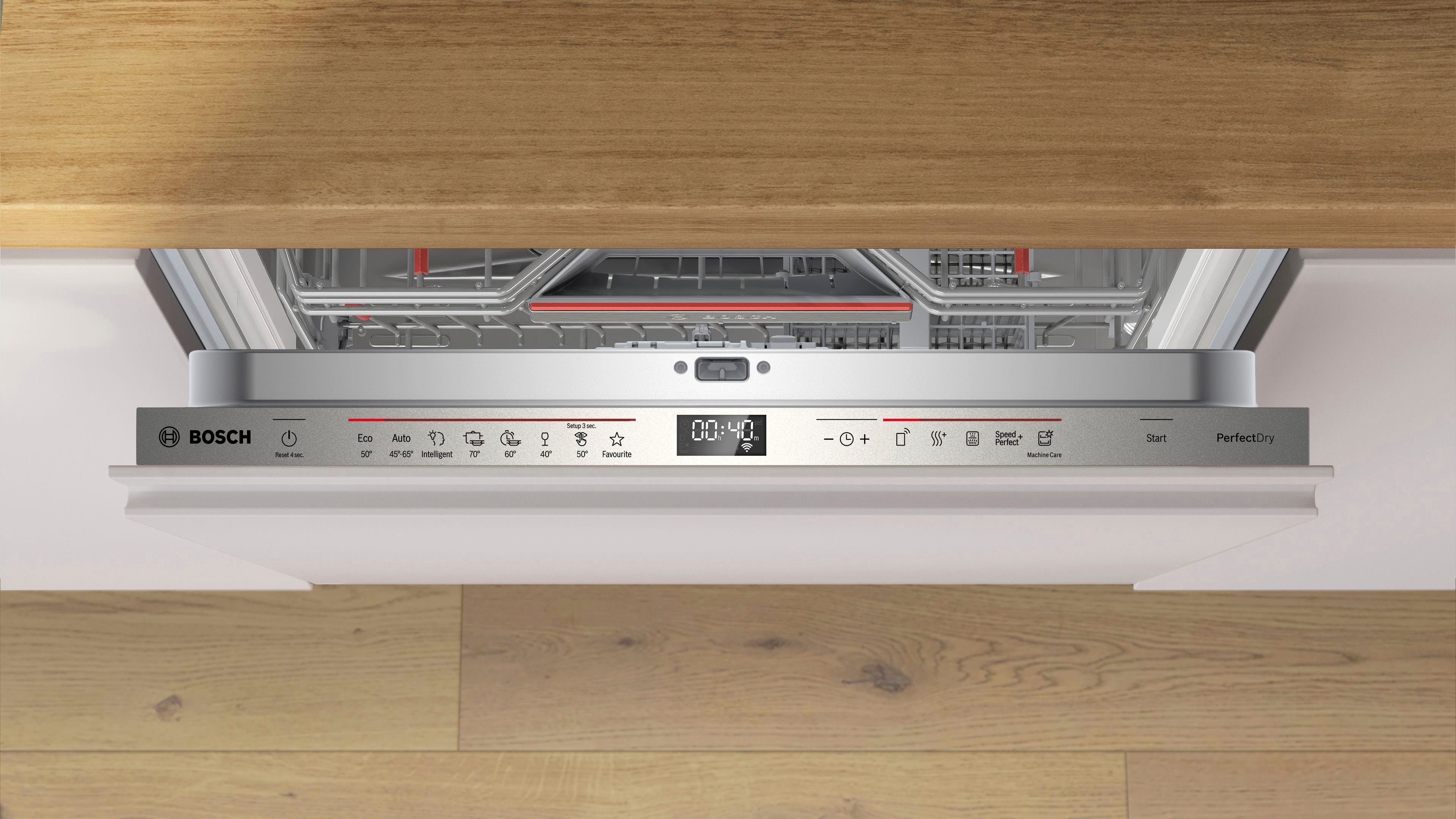 BOSCH vollintegrierbarer Geschirrspüler 6, SMV6YAX04E, 13 Maßgedecke