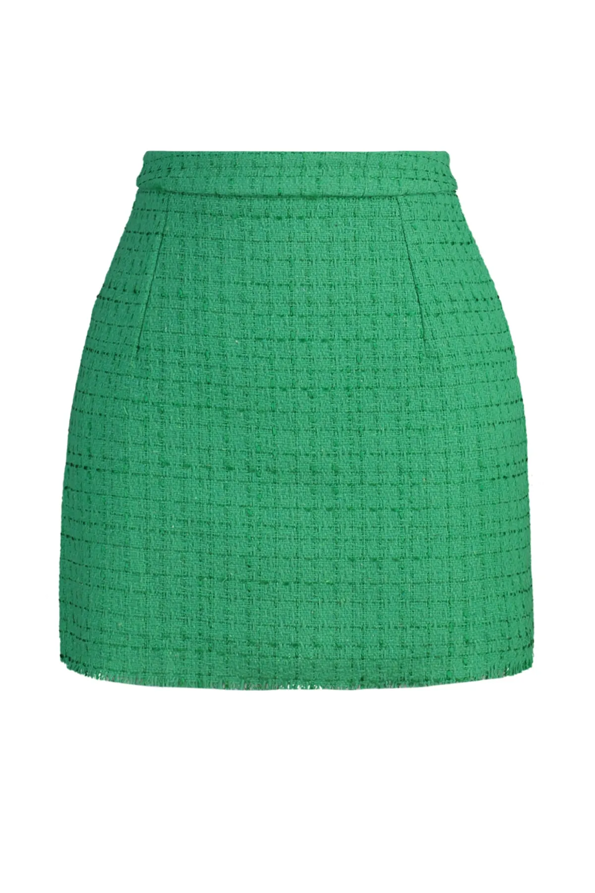 Trendyol Collection  Grüner gewebter Rock mit Reißverschluss TWOAW23ET00061