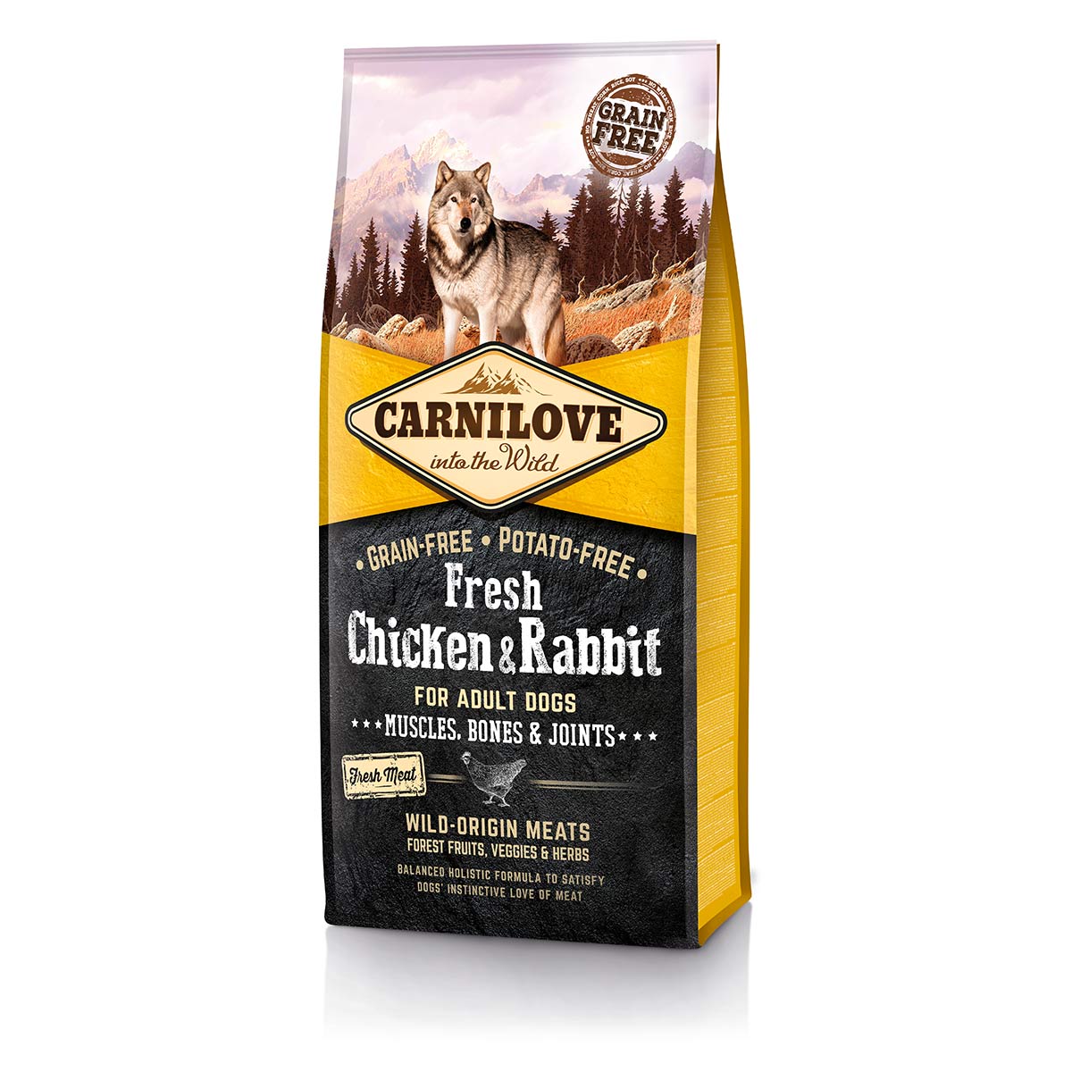 Carnilove Dog Adult Fresh - Chicken & Rabbit 12kg bei ZooRoyal