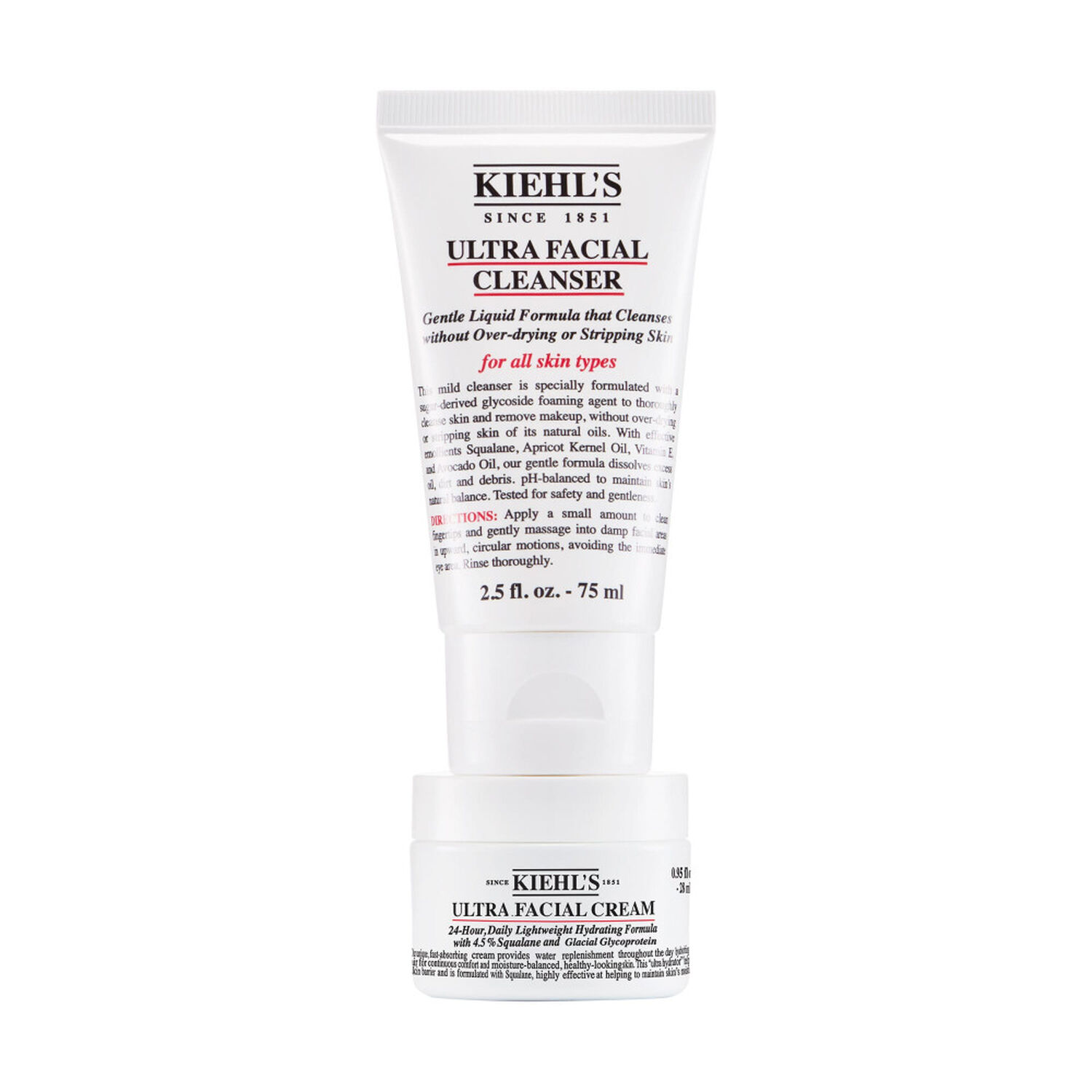 kiehl's Ultra Facial Coffret soin visage nettoyant et hydratant Ultra Facial