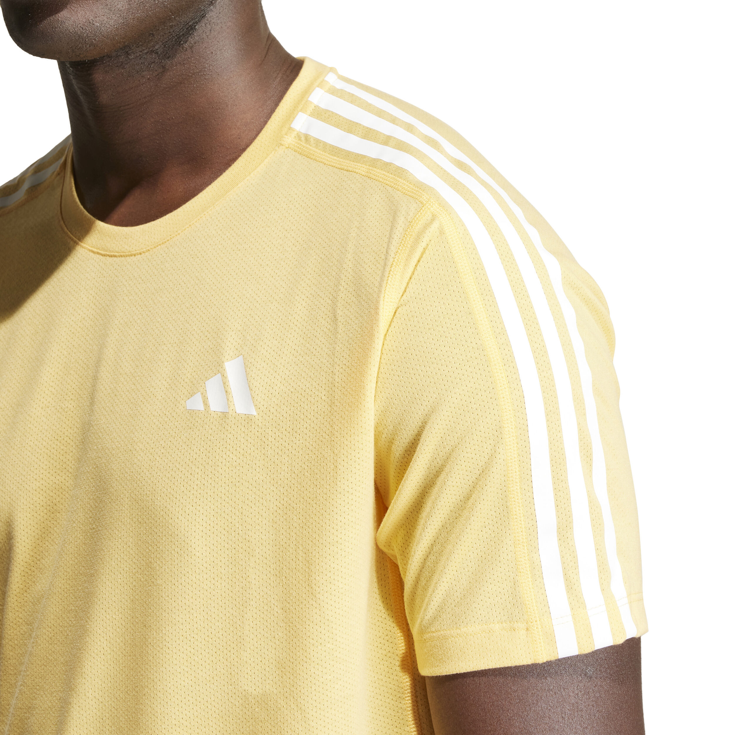 Own The Run E 3S Laufshirt Herren - Goldgelb