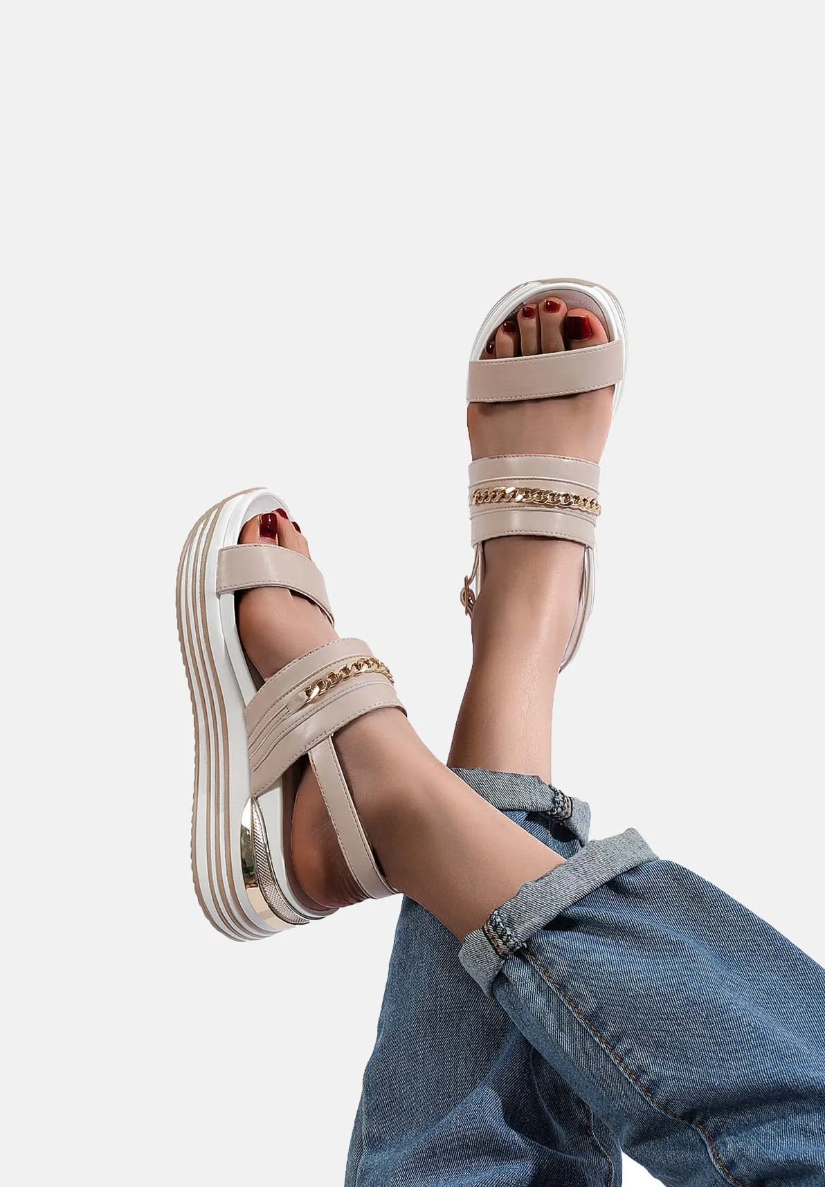 Sandalias de plataforma Queen Helena