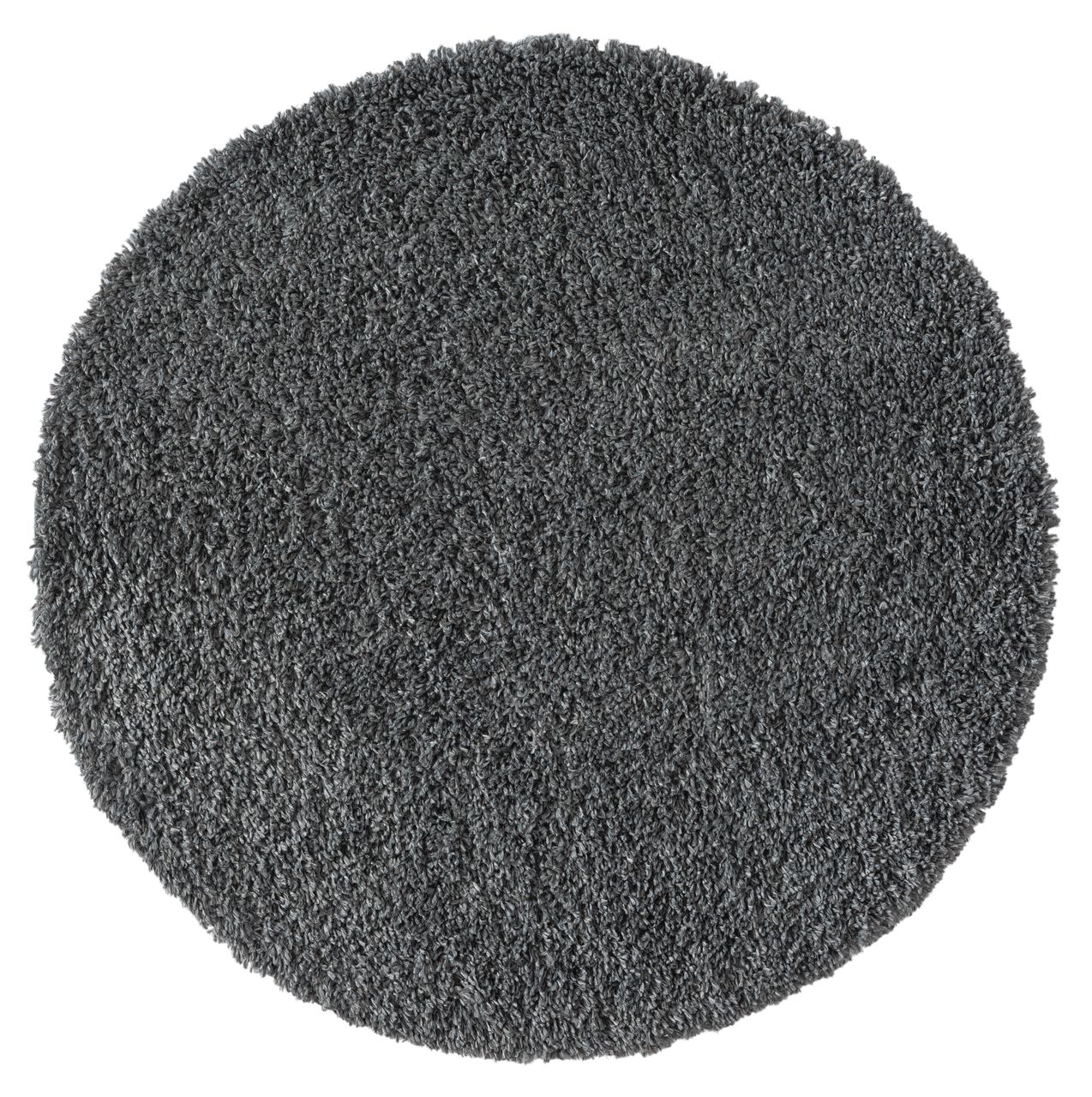 MyFlair Teppich Elodie, 120cm x 120cm, Farbe Grau, rund, Florhöhe 37mm