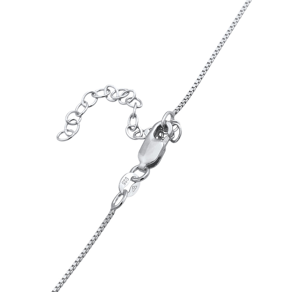 KUZZOI KUZZOI Collier Hommes vénitien de base tendance en argent sterling 925 collier