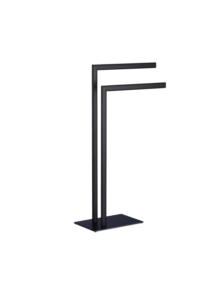 relaxdays Handtuchständer in Schwarz - (B)49 x (H)81 x (T)20 cm günstig kaufen onesize
