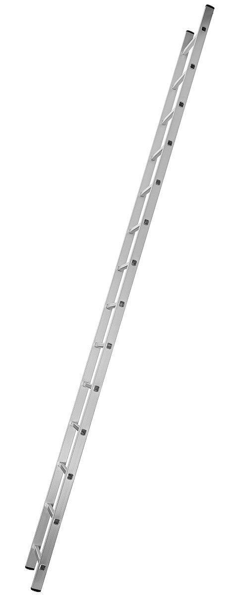 Craftfull Anlegeleiter Wandleiter CF-106C - 3 J. Garantie - 2-3,8 m - Aluminium (Mehrzweckleiter - Trittleiter, 1-St., gerillte Hartgummifüße, extra leicht, vier Größen), Alu Leiter Stehleiter Arbeitsleiter Haushaltsleiter bis 150 kg