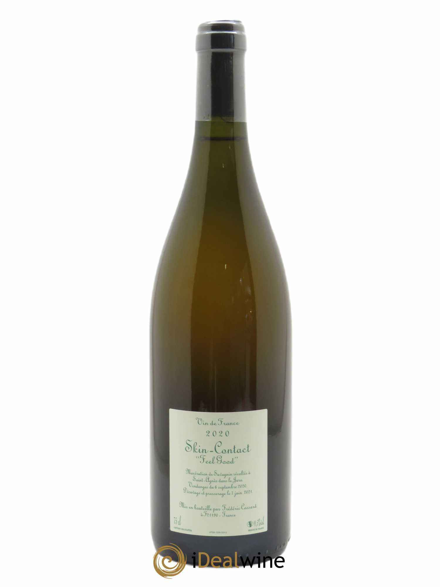 Vin de France Skin contact feel good Frédéric Cossard  2020 - Lot de 1 Bouteille