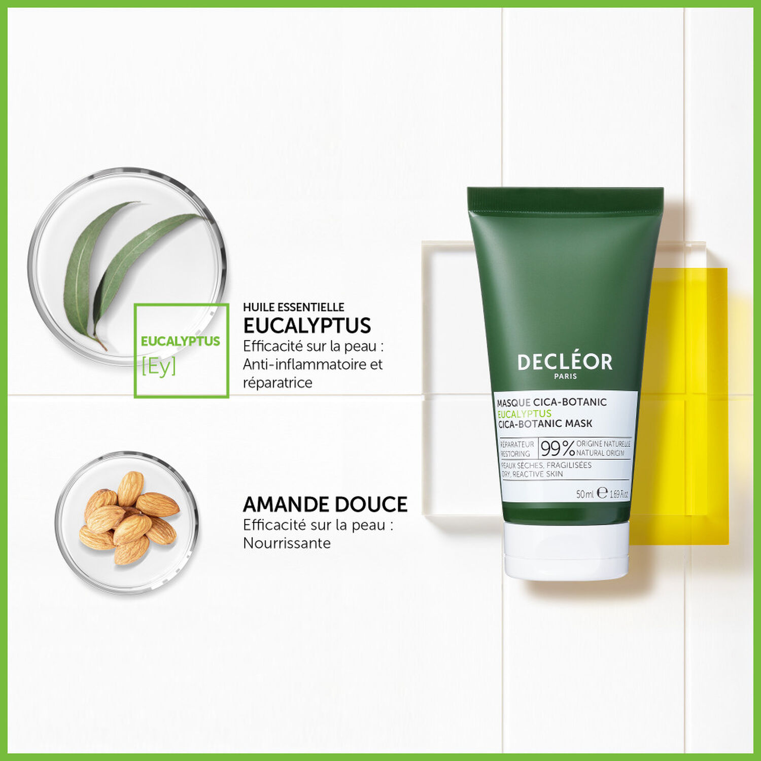 Decléor Masque Cica-Botanic Soin Réparateur 50 ml