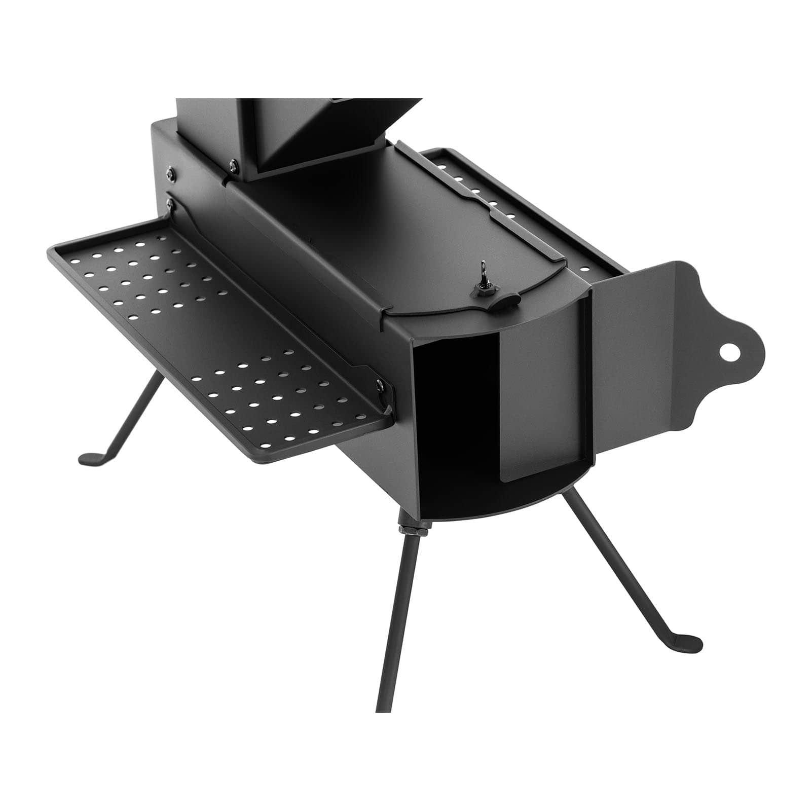 Uniprodo Feuerstelle Raketenofen Rocket Stove zusammenklappbar Outdoor Holzofen Campingofen