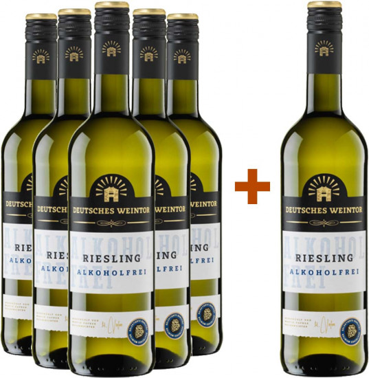 5+1 Paket Riesling alkoholfrei - Deutsches Weintor eG